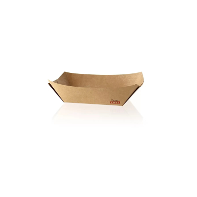 barquita carton kraft 195x150x35 cj500 un