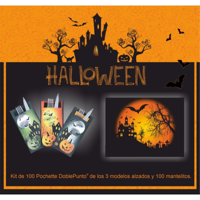kit halloween100 mantelpochette