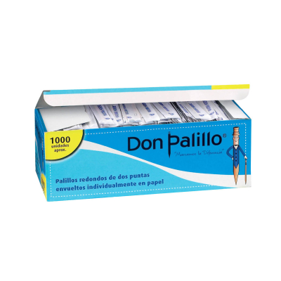 palillo redondo funda papel pq1000 unprecio de 5 paqretractilados