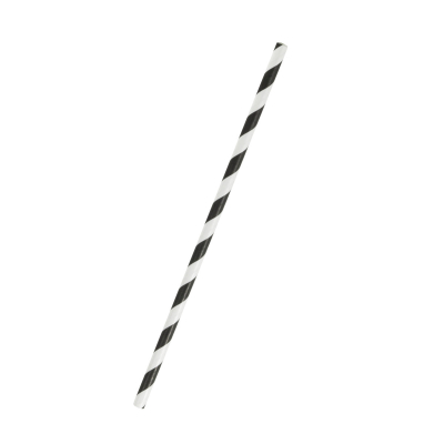 cana de papel blanconegro 200 mm 4 bolsa 250 pajitas