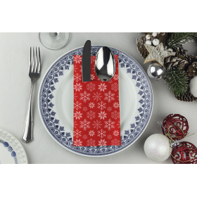 kanguro airlaid 40x40 rojoestrellas blancas cj240