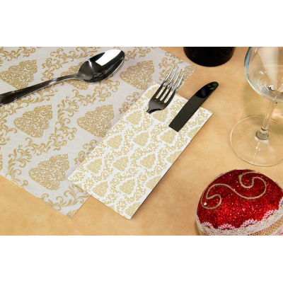 kangur airlaid nantes 40x40 blanco c 240