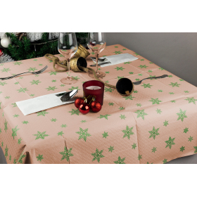 mantel papel 100x100 37gr 18 eco estrellas verdes cj250