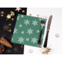 servilleta 40x40 dbp verde estrellas blanca c 600 un