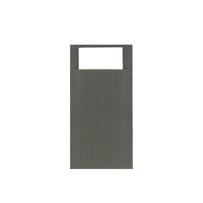 pochette tapas negra tis33x33 blanca