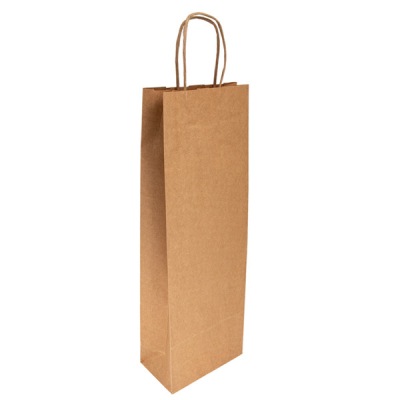 bolsa asa rizada 148x40 1 botella kraft c 250 un