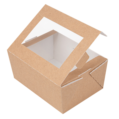 caja cartoncillo cventana 127x125x64 mm 780ml cj300