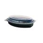 envase hotmeal base negra ovalado 520 ml5x100 c 500