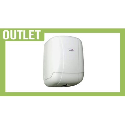 dispensador secamanos mecha abs blanco