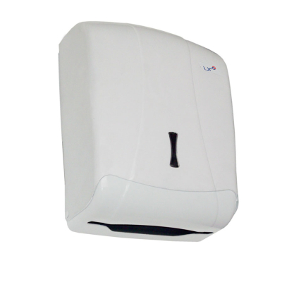 dispensador toallas zig zag abs blanco