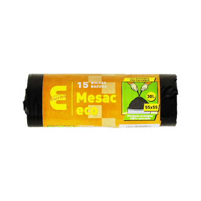 bolsa basura cierra facil 55x55 galga 70 cj1050 un 15unx70 roll