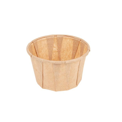 salsera papel plisado 42x30 mm 1 oz 30 ml natural paq250un