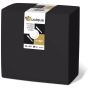servilleta airlaid 40x40 pleg 14 negra c 900 un