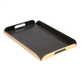 bandeja doble cara oro negro paq25 caja 100 un