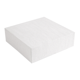 caja pastelera de carton blanca 180x100 mm c 50 un