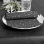 servilleta 40x40 dbp starry negra estr plata cj1200