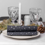 servilleta 40x40 dbp starry negra estr plata cj1200