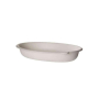 barquita oval bagasse 236x169x40 mm blanca p 50 c 300 un