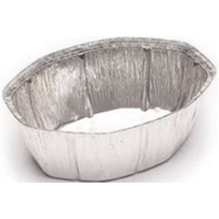 bandeja aluminio ovalada pollo 2600cc p 100 un