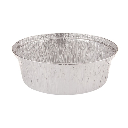 bandeja aluminio redondo pollo 1900 ml p 125 un c 500 un