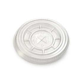 tapa vaso plana con cruz rpet 78 mm p 50 un c 2500 u