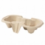 bandeja portavasos compostable 2 vasos cj460 un