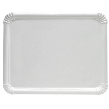 bandeja carton blanca n 5 16x22 p 100 un