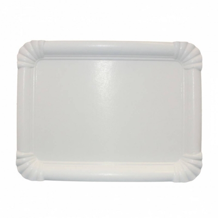 bandeja carton blanca n2 10x16 p 100 un