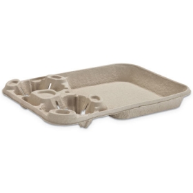 bandeja servicio carton comida 2 vasos cj400 un