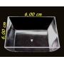 tarrina transparente cuadrada 35 ml 6x6x15 cm pack 50 un