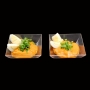 tarrina transparente cuadrada 35 ml 6x6x15 cm pack 50 un
