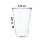 vaso pp 500 mltransparente reutilizable b 50 un c 1000
