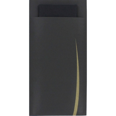 pochette royal bari negra dorada servdbp dorada cj500
