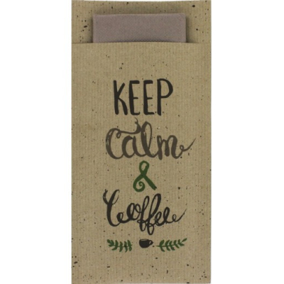 pochette royal keep calmcoffe servdbp chocol cj500