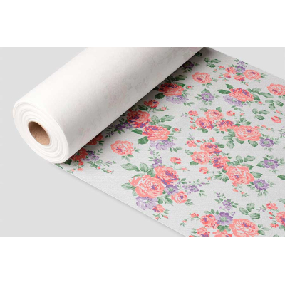 rollo mantel airlaid 040x48 decorado floral