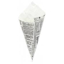 cono papel antigrasa periodico 660ml31x22x22 cj 5000