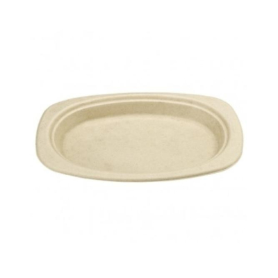 bandeja bagasse oval 233x165x22 mm natur cj800