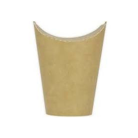 vaso patatas fritas carton kraft 660ml 85x18 cj1000
