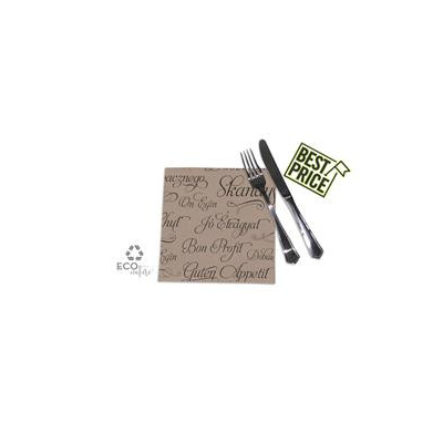 servilleta 40x40 punta punta eco nature bprovecho