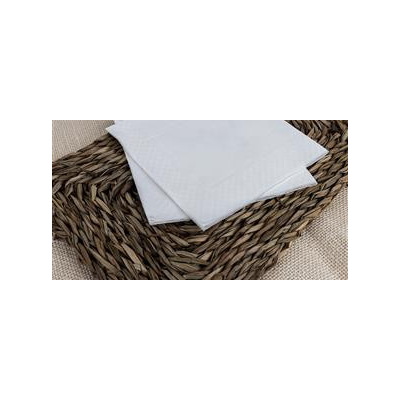 servilleta tissue 33x33 2 cps blanca cj4200 un