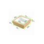 caja con tapa ventana kray 155x155x50 cj250