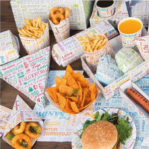 Papel Antigrasa Bolsas Take Away - Bolsas Papel - Transporte